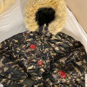 Zara Flora Camo Jacket